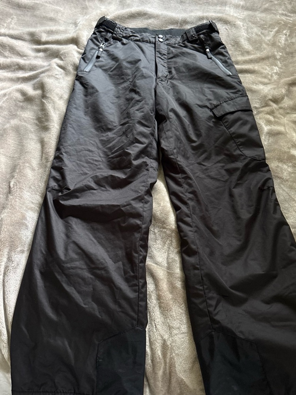 Kids Black Waterproof Snow/Ski Pants 16 years